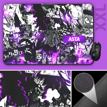 Black Clover - Asta - Egérpad XXL