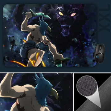 Shangri-La Frontier - Sunraku - Egérpad XXL