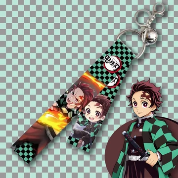 Demon Slayer - Tanjiro - csengős kulcstartó