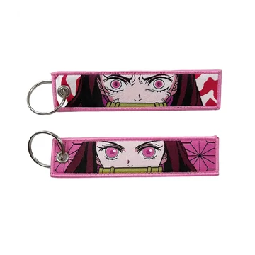 Demon Slayer - Nezuko - hímzett kulcstartó