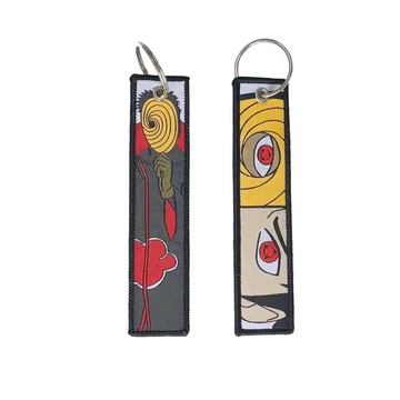 Naruto - Obito - hímzett kulcstartó