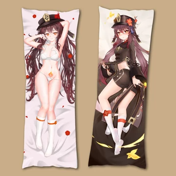 Genshin Impact - Hu Tao - Ölelőpárna huzat